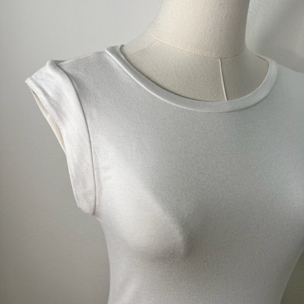 Wasabi + Mint Basic White Tee - Size S - image 3